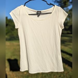 Eileen Fisher Silk Beige Blouse XS